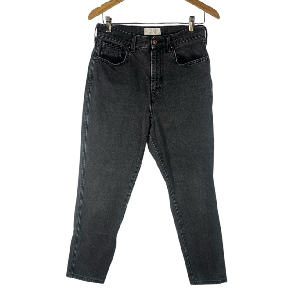 Free People We The Free Stove Pipe Faded Black Jeans 29